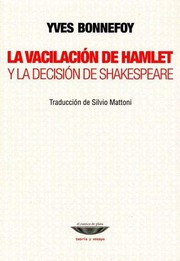 Portada de La vacilacion de Hamlet y la decision de Shakesp.