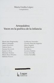 Portada de Artepalabra