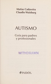 Portada de Autismo
