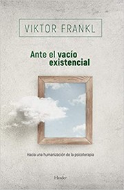 Portada de Ante el vacio existencial