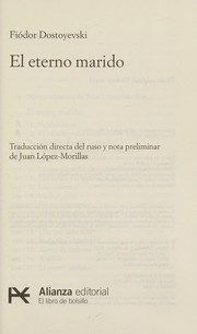 Portada de Eterno marido el