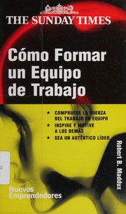 Portada de Como formar un equipo de trabajo