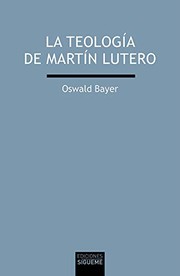 Portada de La teologia de martin lutero