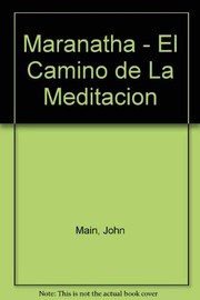 Portada de Maranatha. el camino de meditacion