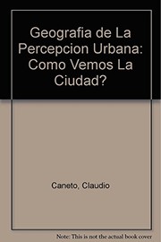 Portada de Geografia de la percepcion urbana
