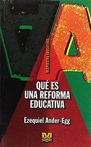 Portada de Que es una reforma educativa