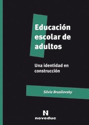 Portada de Educacion escolar de adultos