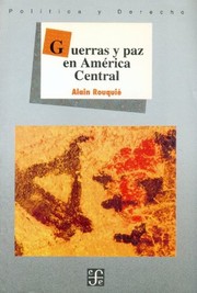 Portada de Guerras y paz en america central