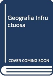 Portada de Geografia infructuosa