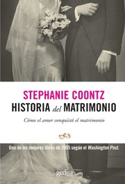 Portada de Historia del matrimonio