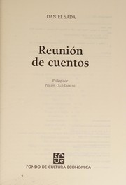 Portada de Reunion de cuentos