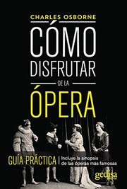 Portada de Como disfrutar de la opera