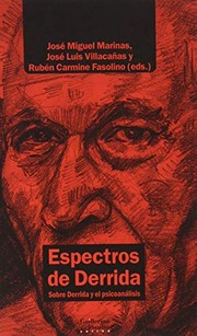 Portada de Espectros de derrida