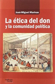 Portada de La etica del don y la comunidad politica