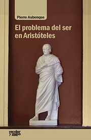 Portada de El problema del ser en aristoteles