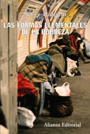 Portada de Formas elementales de la pobreza