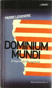 Portada de Dominium mundi