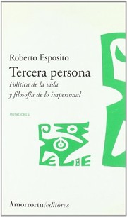 Portada de Tercera persona