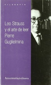 Portada de Leo strauss y el arte de leer