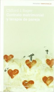 Portada de Contrato matrimonial y terapia de pareja