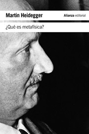 Portada de Que es metafisica?