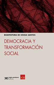 Portada de Democracia y transformacion social