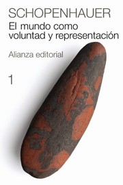 Portada de T1 mundo como voluntad y representacion el