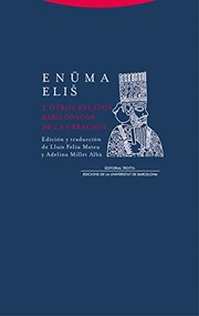 Portada de Enuma elis y otros relatos babilonicos de la creacion