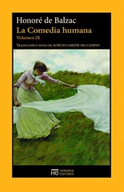 Portada de La comedia humana. vol ix