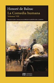 Portada de La comedia humana. vol viii