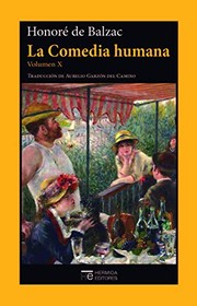 Portada de La comedia humana. vol x