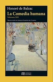 Portada de La comedia humana. vol xiii