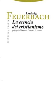 Portada de Esencia del cristianismo, la