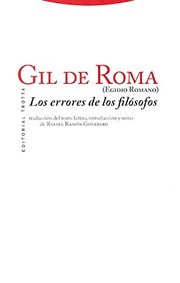Portada de Los errores de los filosofos