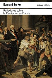Portada de Reflexiones sobre la revolucion en francia