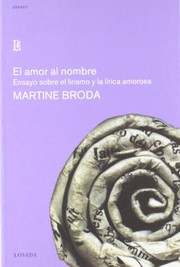 Portada de Amor al nombre, el