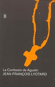 Portada de Confesion de agustin, la