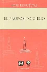 Portada de El proposito ciego
