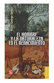 Portada de El hombre y la naturaleza en el renacimiento