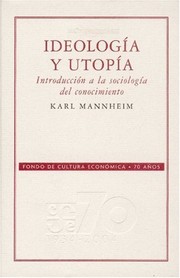 Portada de Ideologia y utopia