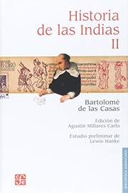 Portada de Historia de las indias ii(fce)