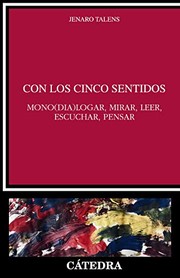 Portada de Con los cinco sentidos