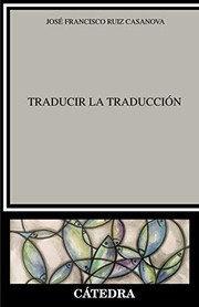 Portada de Traducir la traduccion