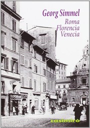 Portada de Roma, florencia, venecia