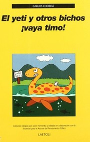 Portada de El yeti y otros bichos ¡vaya timo!