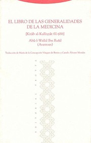 Portada de El libro de las generalidades de la medicina