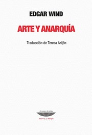 Portada de Arte y anarquia
