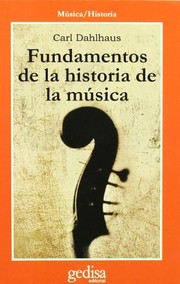 Portada de Fundamentos de la historia de la musica