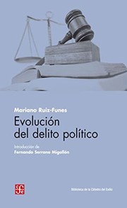 Portada de Evolucion del delito politico