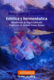 Portada de Estetica y hermeneutica